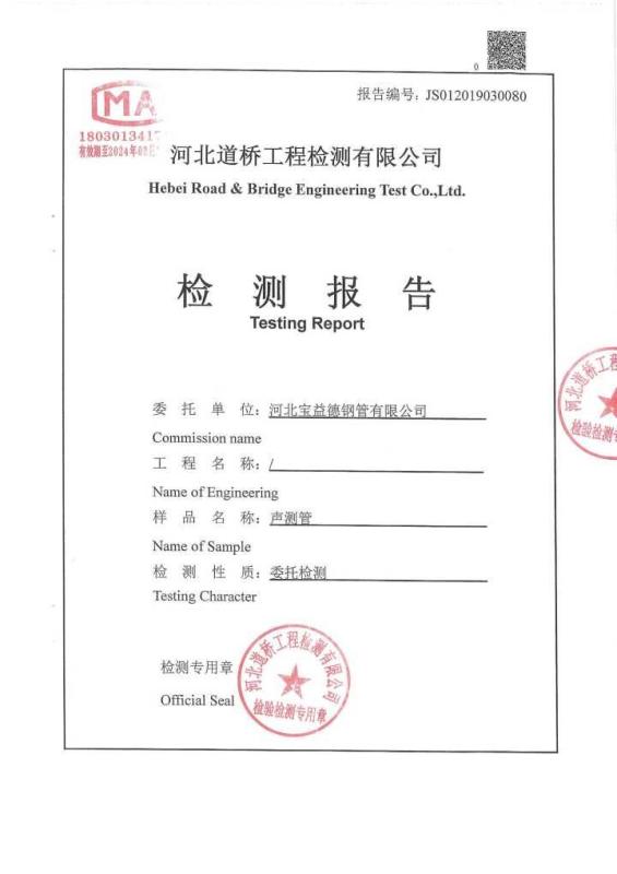 丰满检测报告